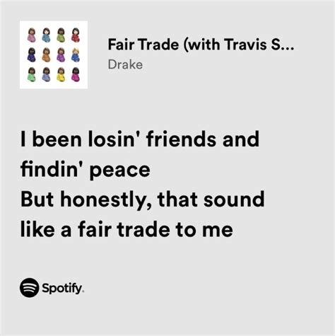 fair trade lyrics drake